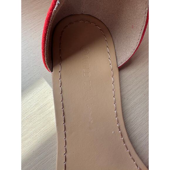 Red Fringe Clover Sandal, Size 6.5 - New in Box - Picture 8 of 8